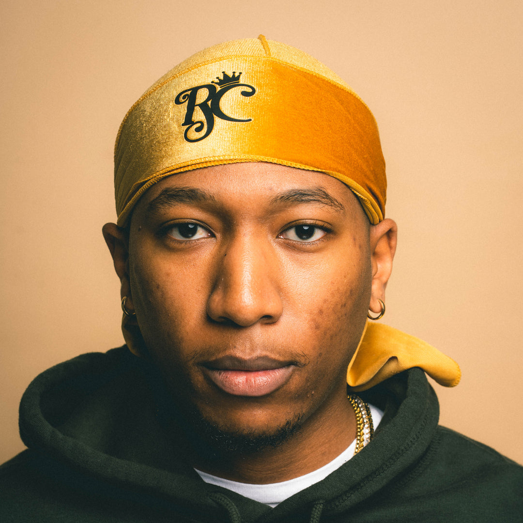 gold velvet durag