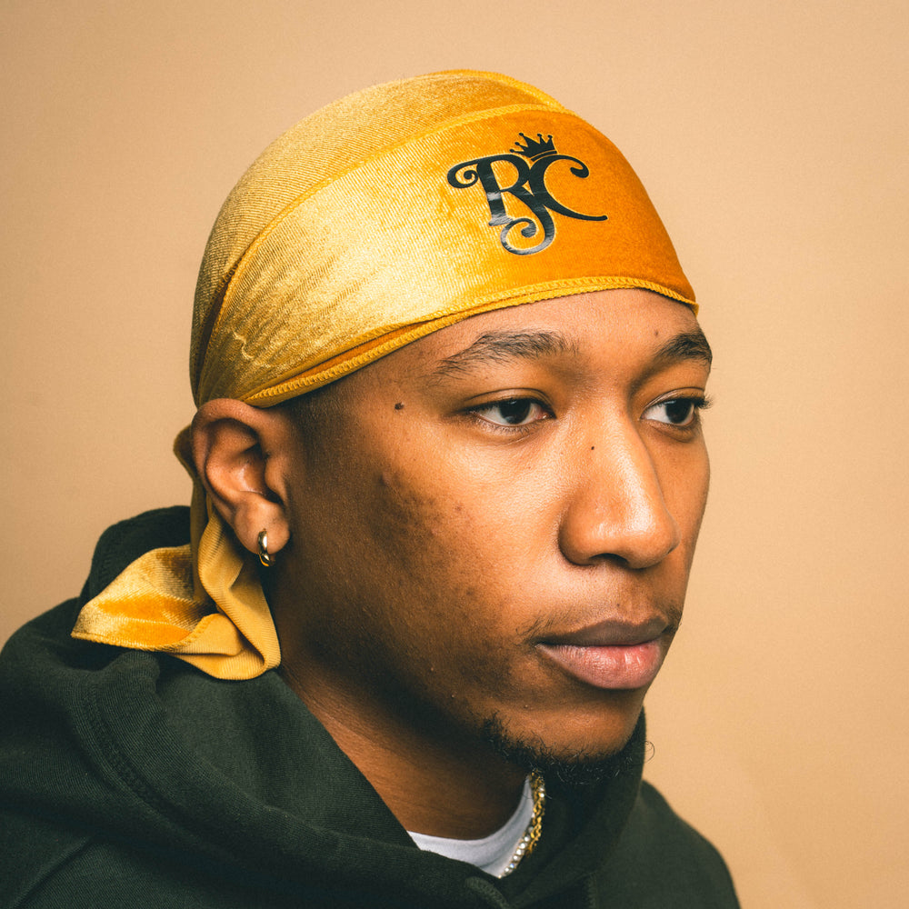 gold velvet durag