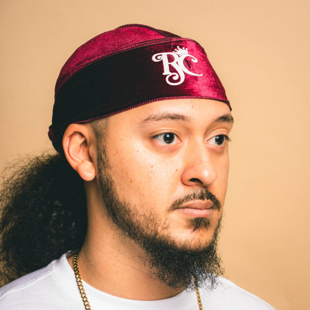 Wine Royal Crown Velvet Durag