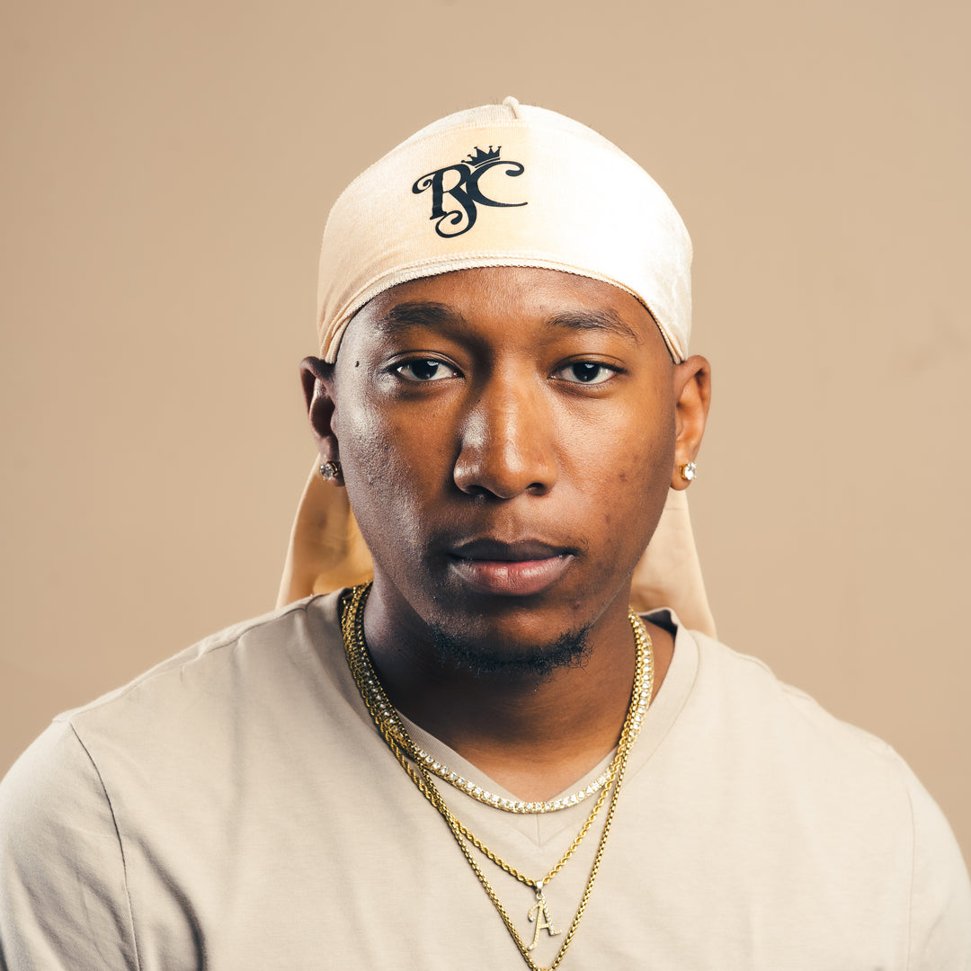 cream velvet durag