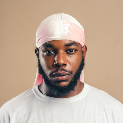 Pink Royal Crown Velvet Durag
