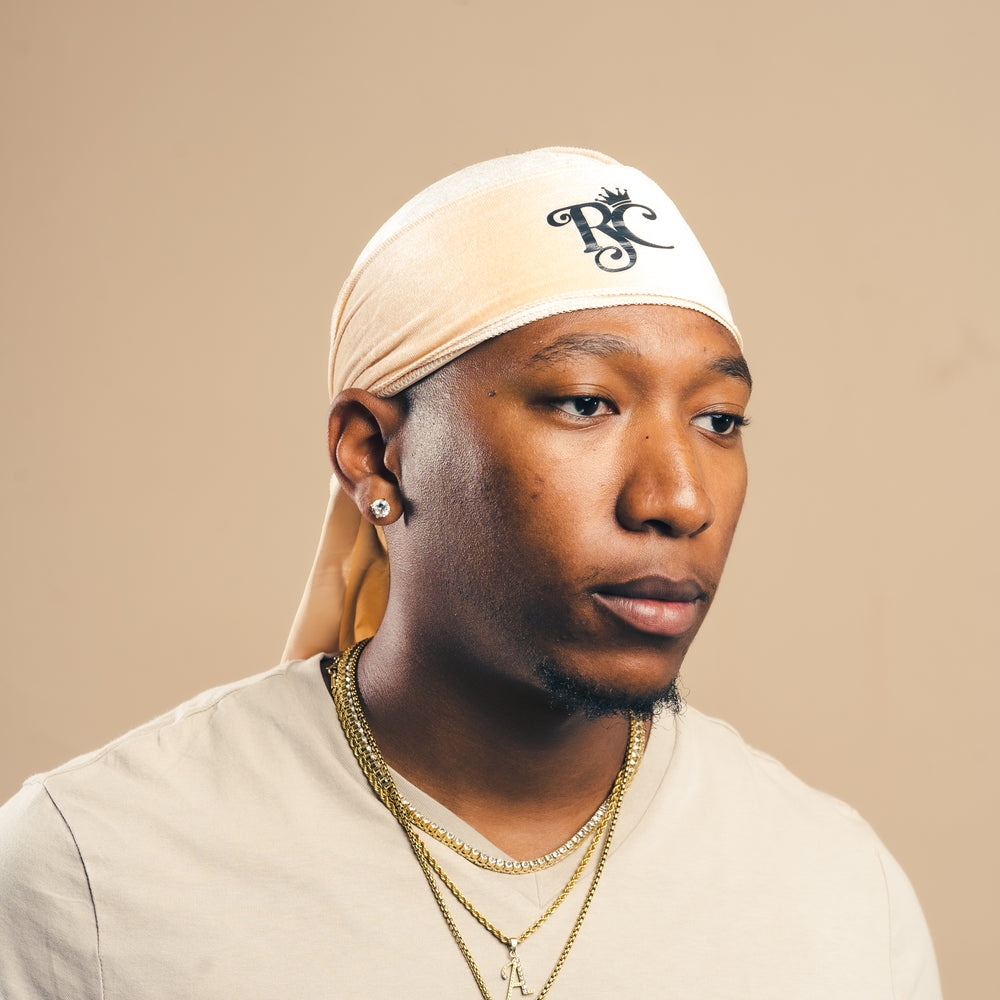 cream velvet durag