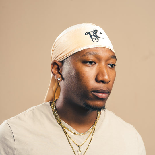 cream velvet durag