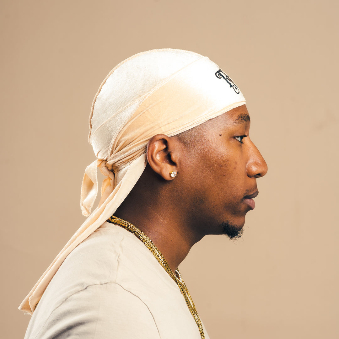 cream velvet durag