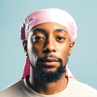Pink Royal Crown Silk Durag